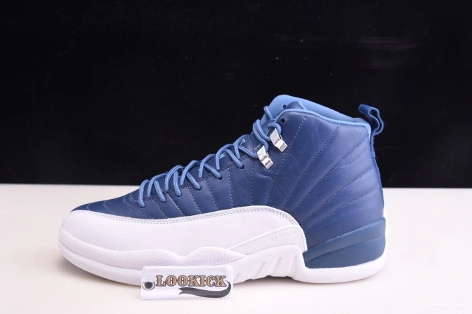 One Kick Air 12 Jordan Retro Blue Stone 130690-404 0716